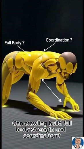 Bear Crawl — Full-Body Mobility, Core Strength & Coordination Mastery 🦶🔥 #health #fittness #facts