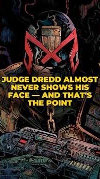 JUDGE DREDD Almost NEVER Shows His FACE — And That's the POINT