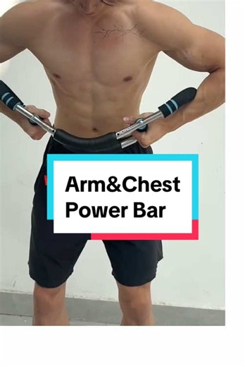 Effective Home Workouts with Arm and Chest Power Bar