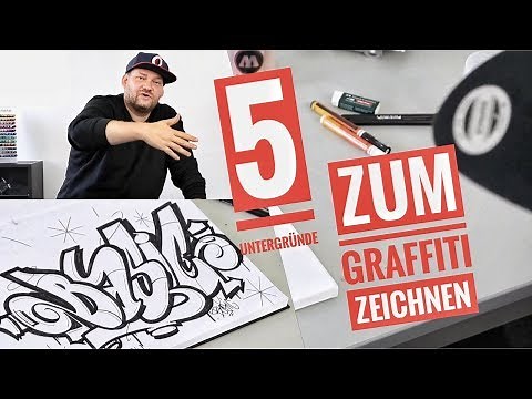 Graffiti Zeichnen lernen - 5 Untergründe zum Start - Graffiti Coach