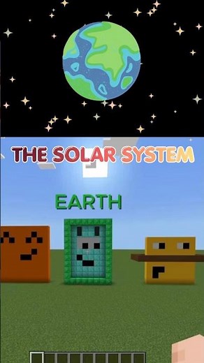 The solar system / Building Numberblocks on Minecraft. #kids #counting #minecraft #numberblocks