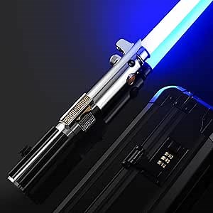 XRGB 3.0 AnakinSW -EP3 Light Saber, Sensitive Motion Control Smooth Swing Dueling Light Saber, 16 Sound Fonts, Infinite Color, Rechargeable Metal Hilt Adults Gift