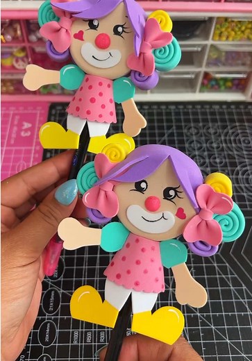Cómo crear una bonita payasita con fomi