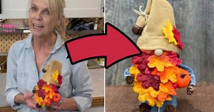 Autumn No-Sew DIY Pinecone Gnome Tutorial