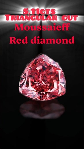 Largest red diamond ever cut #diamond
