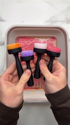 Simon Hurley | Come clean my ink blending brushes with me! These brushes have seen a lot of ink blending on my DIY greeting cards and they could use a... | Instagram
