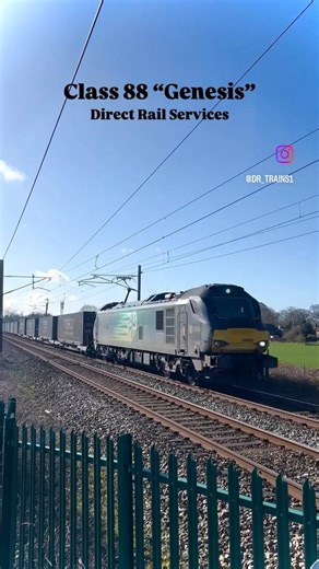 Class 88 “Genesis” ~ DRS #trains #railway #freight #trainspotting