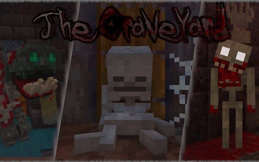 【中文字幕】墓园The Graveyard模组教程全流程展示-丛中落雨-服务器大型模组（部分）-哔哩哔哩视频