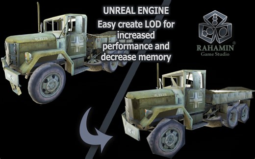 UNREAL ENGINE - Create LOD tutorial