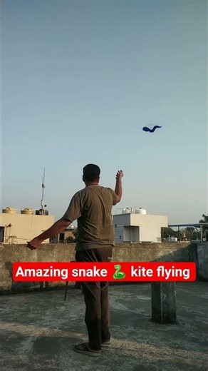 Amazing Snake Kite Flight… And a Hard Fall! 🪁🐍😀