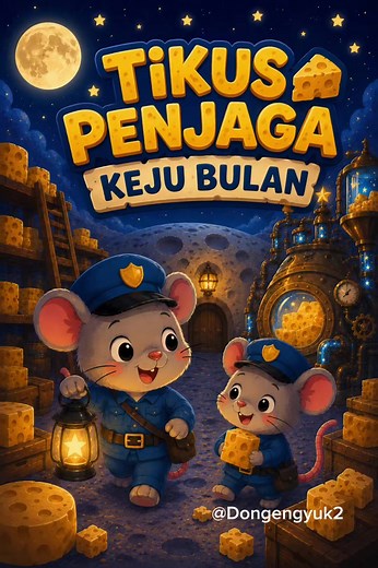 Tikus Penjaga Keju Bulan 🐭✨ Di dalam bulan, ada gudang keju ajaib yang menjaga cahaya bintang tetap bersinar. Gudang itu dijaga seekor tikus kecil bernama Momo. Namun suatu malam… keju bulan mulai hilang misterius. Saat mencari pencurinya, Momo menemukan rahasia besar tentang kesepian, persahabatan, dan arti berbagi. Dongeng hangat penuh petualangan yang mengajarkan bahwa kebaikan hati bisa membuat dunia kembali bercahaya. 💫 ❤️ Kalau suka cerita ini Follow Like dan Share Supaya semakin banyak