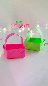 DIY Paper Basket : How to Make Easy Paper Basket for Gifts Learn how to make a very cute DIY Paper Basket that promises to win the hearts of whomever you gift it to! | Art All The Way