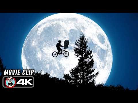 The Greatest Shot In Cinematic History | E.T. THE EXTRA-TERRESTRIAL (1982) Movie CLIP 4K