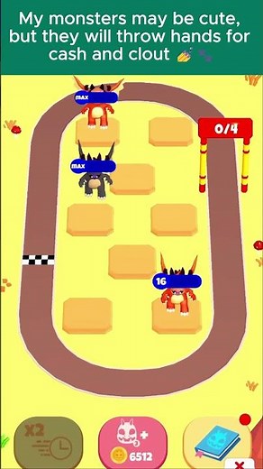 Cute Monsters Merge - My monsters may be cute, but they will throw hands for cash and clout 💅🐾