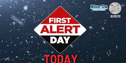 FIRST ALERT DAY: Snowfall & Blowing Snow Today