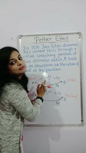 What is Peltier Effect And How This Principle is Used in Thermocouple? | Instrumentation | #shorts