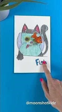 DIY “Hungry cat” interactive moving card. Easy and fun paper circuit project for beginners.
