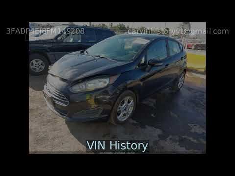 2015 Ford Fiesta Se 2015 3FADP4EJ8FM149208