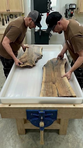 Stunning Ocean Epoxy Dining Table Transformation