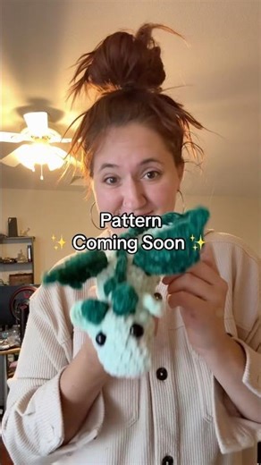 Dragons are a girl’s best friend🐉 #crochet #whimsical #diy #crochetdragon #handmade #crochetpattern