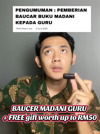 Baucer Madani guru 2025 FREE megafon guru!! #pelajar #murid #sekolah #smk #sk #sjkc #baucer #buku #baucerbuku #novel #tebus #bukulatihan #bukurujukan #hadiah #tingkatan #spm #school #student #claimvoucher #voucher #books #turbofan #minifan #earphone #powerbank #free #wireless #guru #sekolah #pendidikan #sastera #teknologi #madani #motivasi