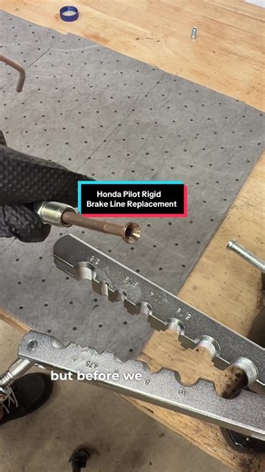 Honda Pilot Rigid Brake Line Replacement Guide