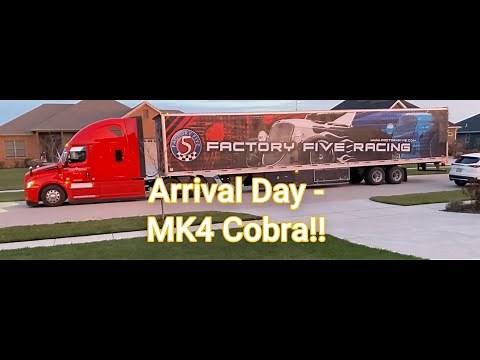 MK4 Factory Five Shelby Cobra - Getting Started