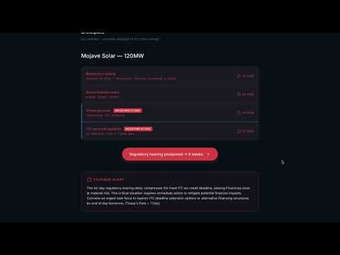 Anticipate — Live Demo | Cascade Intelligence for Clean Energy | Stanford × DeepMind 2026