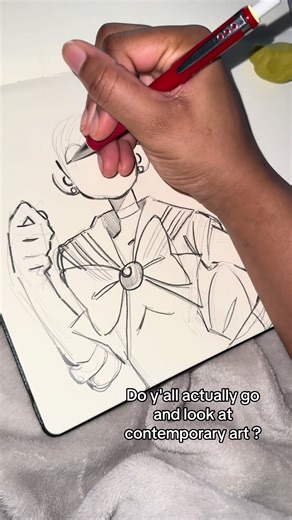 dijah ✨ ディジャ ー (@dijah_drawz)’s video of Contemporary Art