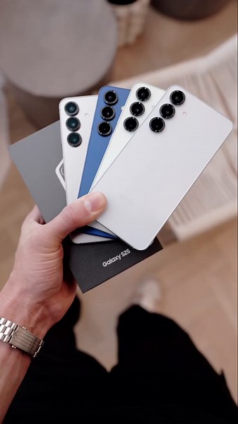 Samsung Galaxy S25 Unboxing in All Colors