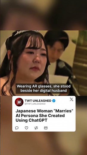 Japanese Woman “Marries” AI Persona She Created Using ChatGPT