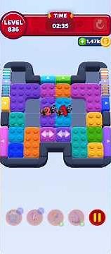 Color Block Jam Level 836 Walkthrough Solution