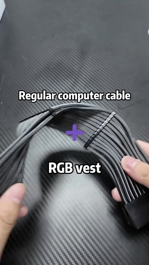 🎮 Basic PC cables just got a GLOW UP! 💥 Add some RGB magic to your setup with these LED cable sleeves! ✨ No more boring wires—just vibrant, customizable colors that sync with your vibe! 🌈 🔥 Easy to install, instant upgrade! Who knew cables could be this LIT? 🔌💡 #PCMasterRace #RGBGaming #SetupGoals #TechUpgrade
