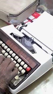 Brother 1350 Deluxe Typewriter | Live Typing Test & Print Quality Demo #rrtypewritermart