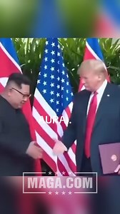 The legendary Trump handshake — firm, fearless, and famously overpowering. Many world leaders have tried… most have failed. 💪🇺🇸 #TrumpHandshake #PowerMove #PresidentialGrip #Dominance | Maga.com