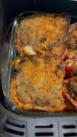 Peperoni ripieni in friggitrice ad aria