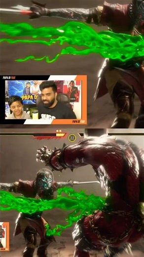 Kabal Fatal Blow vs Spawn 💀 Brutal Attack | MK11 | Papa Di Fauj #shorts