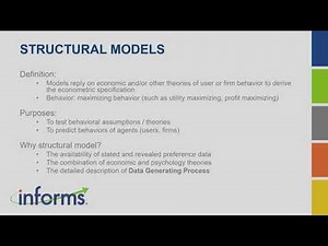 2019 TutORial: Structural Economic Models