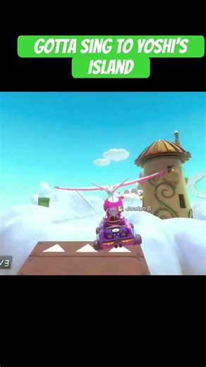 Sing to #yoshiisland #mariokart8deluxe #gaming #onlinegaming #gamingmoments #mario