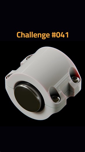 3D Modeling Challenge #041 - Pipe Clamp