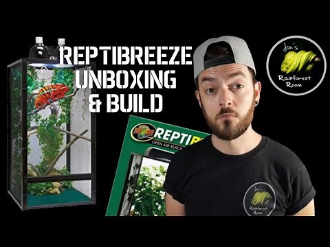 Medium ReptiBreeze Unboxing & Assembly - Panther Chameleon Setup