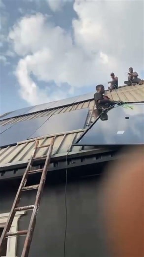 Solar panel installation #experiment #explore #how #lithiumbattery #inverter #solarpanel #shorts