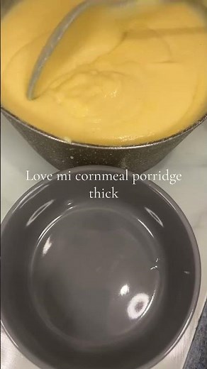 Jamaican Cornmeal Porridge Done Properly 😮‍🔥🥣