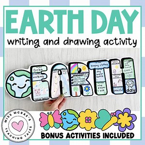Earth Day Writing Prompts | Earth Day Craft Activities | Earth Day Art Drawing