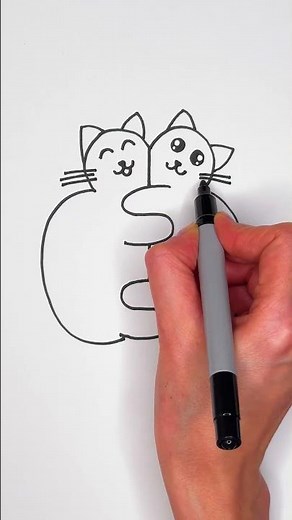 Cómo dibujar gatos lindos 😻