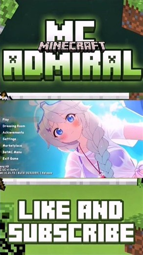 MINECRAFT BEDROCK ANIME Ui