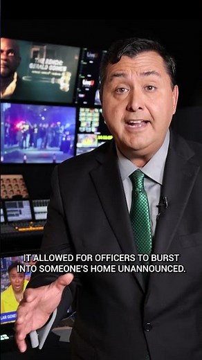 What is a "no-knock" police warrant?