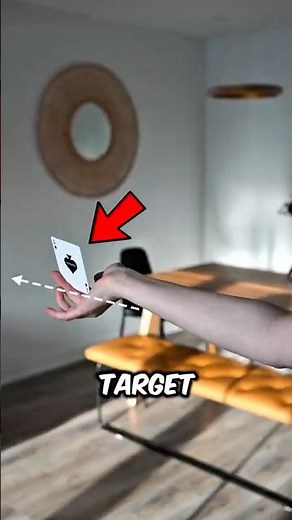 Easy Card Throwing Trick Anyone Can Learn!