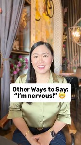 Other ways to say: “I’m nervous!” 😬 #learnenglishwithteacheraubrey #alternative #expression #imnervous #englishlesson | Learn English with Teacher Aubrey