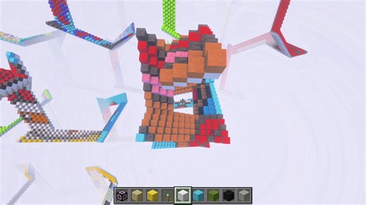 Creating Pixel Art in Minecraft Arena